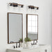 Quorum Home Quorum - 5089-3-69 - Three Light Vanity - Textured Black Walnut