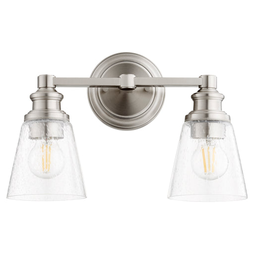 Quorum Home Quorum - 509-2-65 - Two Light Wall Mount - Satin Nickel