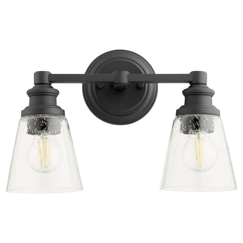 Quorum Home Quorum - 509-2-69 - Two Light Wall Mount - Textured Black
