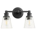 Quorum Home Quorum - 509-2-69 - Two Light Wall Mount - Textured Black
