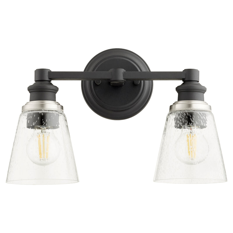 Quorum Home Quorum - 509-2-69 - Two Light Wall Mount - Textured Black