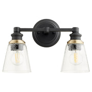 Quorum Home Quorum - 509-2-69 - Two Light Wall Mount - Textured Black