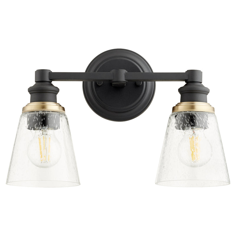 Quorum Home Quorum - 509-2-69 - Two Light Wall Mount - Textured Black