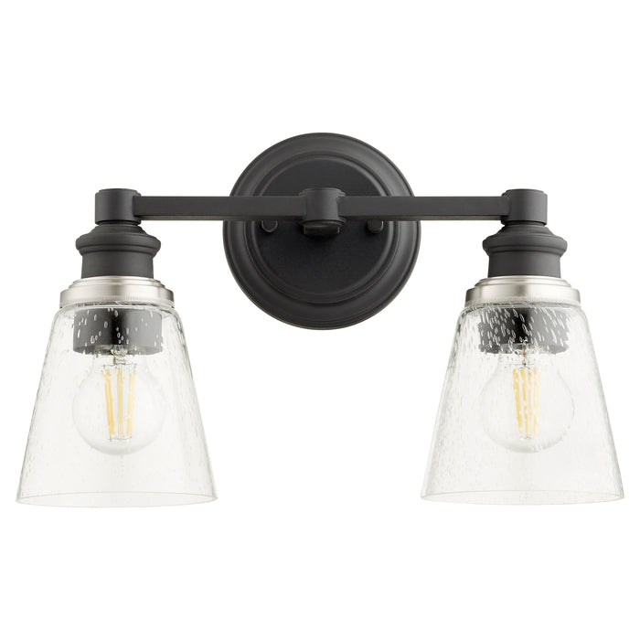 Quorum Home Quorum - 509-2-69 - Two Light Wall Mount - Textured Black
