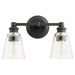 Quorum Home Quorum - 509-2-69 - Two Light Wall Mount - Textured Black