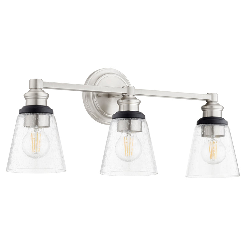 Quorum Home Quorum - 509-3-65 - Three Light Vanity - Satin Nickel