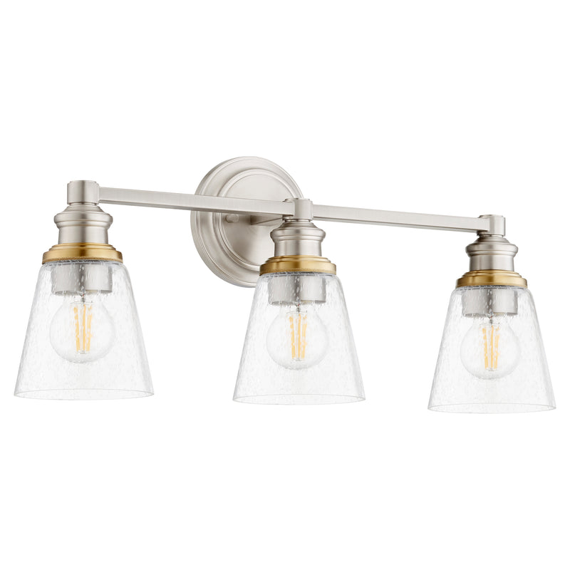 Quorum Home Quorum - 509-3-65 - Three Light Vanity - Satin Nickel