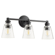 Quorum Home Quorum - 509-3-69 - Three Light Vanity - Textured Black