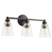Quorum Home Quorum - 509-3-69 - Three Light Vanity - Textured Black