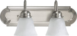 Quorum Home Quorum - 5094-2-165 - Two Light Vanity - Satin Nickel
