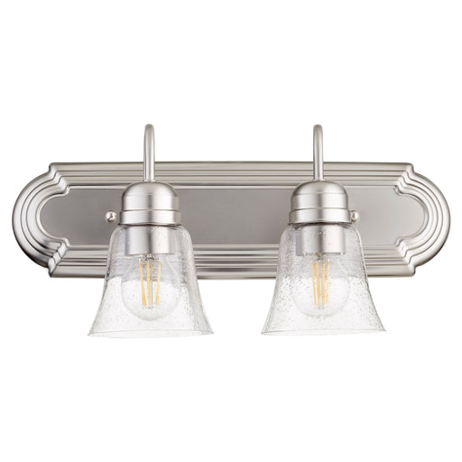 Quorum Home Quorum - 5094-2-265 - Two Light Vanity - Satin Nickel w/ Clear/Seeded