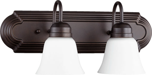 Quorum Home Quorum - 5094-2-86 - Two Light Vanity - Oiled Bronze w/ Satin Opal