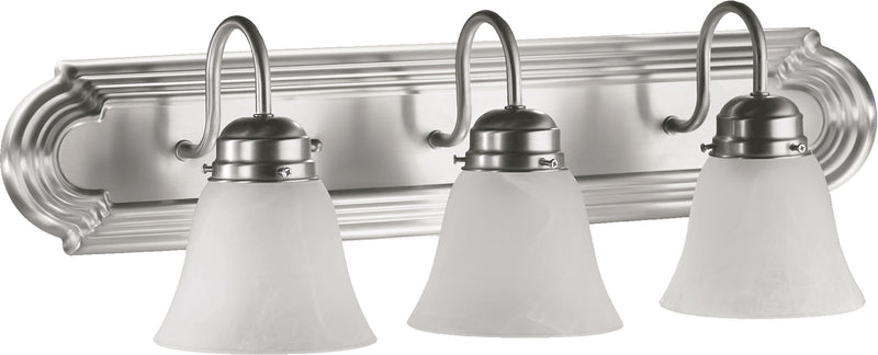 Quorum Home Quorum - 5094-3-165 - Three Light Vanity - Satin Nickel