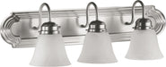 Quorum Home Quorum - 5094-3-165 - Three Light Vanity - Satin Nickel
