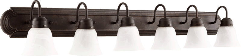 Quorum Home Quorum - 5094-6-144 - Six Light Vanity - Toasted Sienna