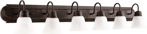 Quorum Home Quorum - 5094-6-144 - Six Light Vanity - Toasted Sienna