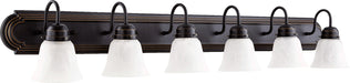 Quorum Home Quorum - 5094-6-195 - Six Light Vanity - Old World