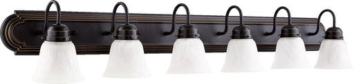 Quorum Home Quorum - 5094-6-195 - Six Light Vanity - Old World