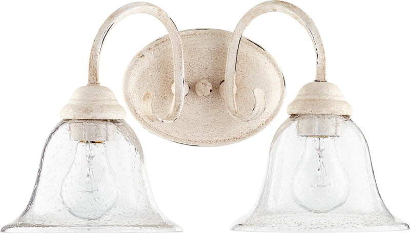 Quorum Home Quorum - 5110-2-170 - Two Light Vanity - Persian White w/ Clear/Seeded