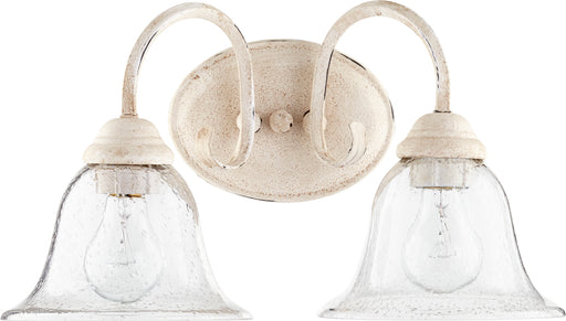 Quorum Home Quorum - 5110-2-170 - Two Light Vanity - Persian White w/ Clear/Seeded
