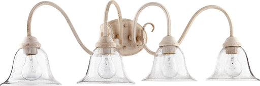 Quorum Home Quorum - 5110-4-170 - Four Light Vanity - Persian White w/ Clear/Seeded