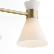 Quorum Home Quorum - 5119-1-80 - One Light Wall Mount - Aged Brass w/ Gloss Opal