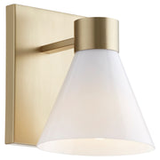 Quorum Home Quorum - 5119-1-80 - One Light Wall Mount - Aged Brass w/ Gloss Opal