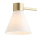 Quorum Home Quorum - 5119-4-80 - Four Light Vanity - Aged Brass w/ Gloss Opal