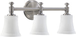 Quorum Home Quorum - 5122-3-65 - Three Light Vanity - Satin Nickel