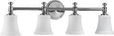 Quorum Home Quorum - 5122-4-14 - Four Light Vanity Light - Chrome