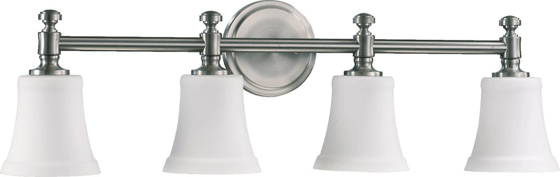 Quorum Home Quorum - 5122-4-65 - Four Light Vanity - Satin Nickel