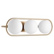 Quorum Home Quorum - 5137-3-80 - Three Light Vanity - Aged Brass