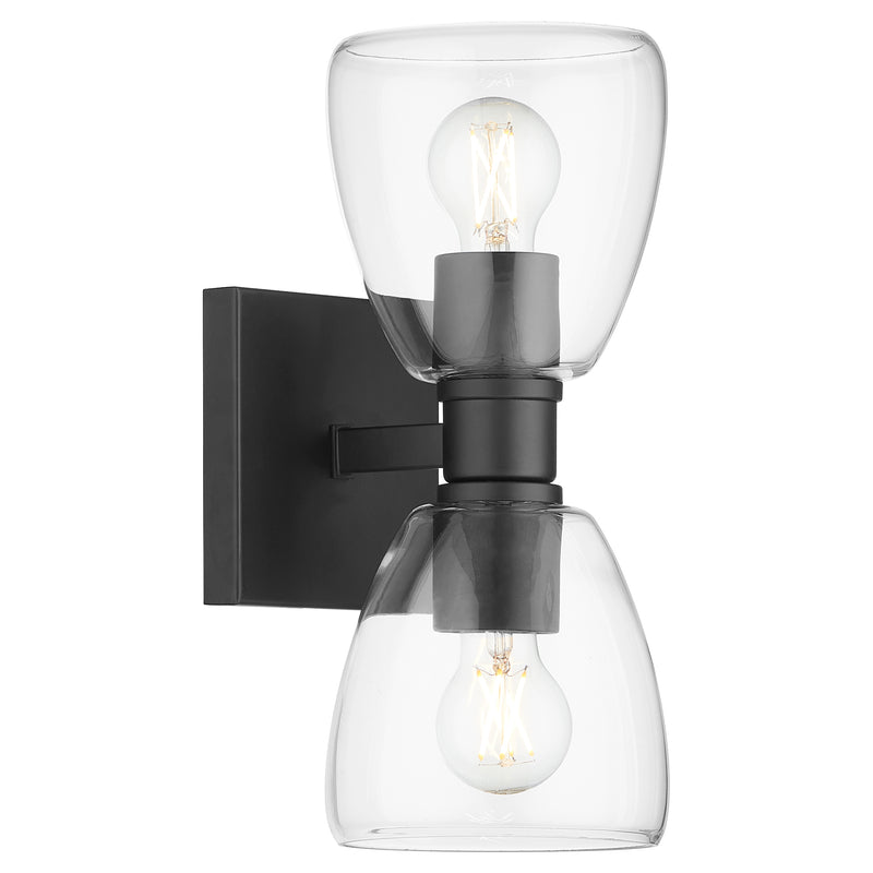 Quorum Home Quorum - 515-2-159 - Two Light Wall Mount - Matte Black
