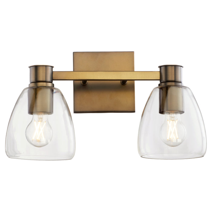 Quorum Home Quorum - 515-2-81 - Two Light Vanity - Dark Brass