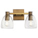 Quorum Home Quorum - 515-2-81 - Two Light Vanity - Dark Brass