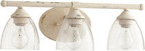 Quorum Home Quorum - 5150-3-70 - Three Light Vanity - Persian White w/ Clear/Seeded
