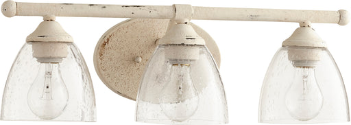 Quorum Home Quorum - 5150-3-70 - Three Light Vanity - Persian White w/ Clear/Seeded