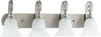 Quorum Home Quorum - 5154-4-64 - Four Light Vanity - Classic Nickel
