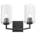 Quorum Home Quorum - 5174-2-59 - Two Light Wall Mount - Matte Black
