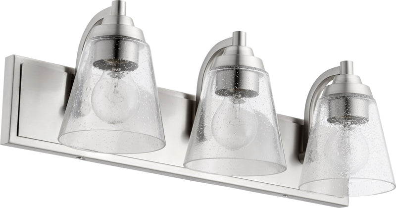 Quorum Home Quorum - 518-3-65 - Three Light Vanity - Satin Nickel
