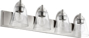 Quorum Home Quorum - 518-4-65 - Four Light Vanity - Satin Nickel