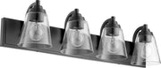 Quorum Home Quorum - 518-4-69 - Four Light Vanity - Textured Black