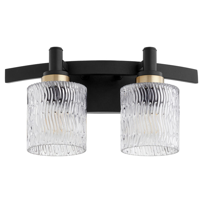 Quorum Home Quorum - 5184-2-69 - Two Light Vanity - Textured Black
