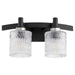 Quorum Home Quorum - 5184-2-69 - Two Light Vanity - Textured Black