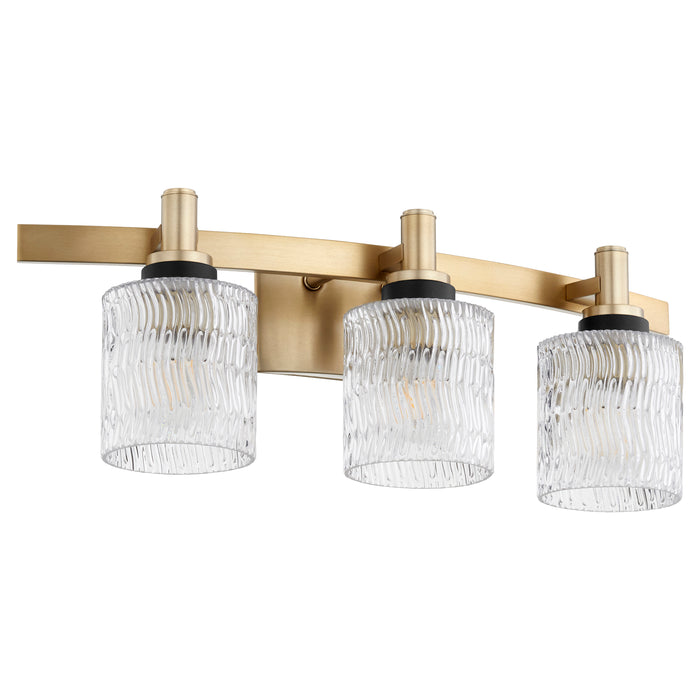 Quorum Home Quorum - 5184-3-80 - Three Light Vanity - Aged Brass