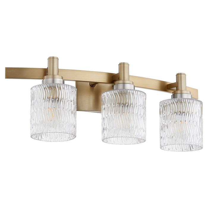 Quorum Home Quorum - 5184-3-80 - Three Light Vanity - Aged Brass