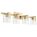 Quorum Home Quorum - 5190-4-80 - Four Light Vanity - Aged Brass