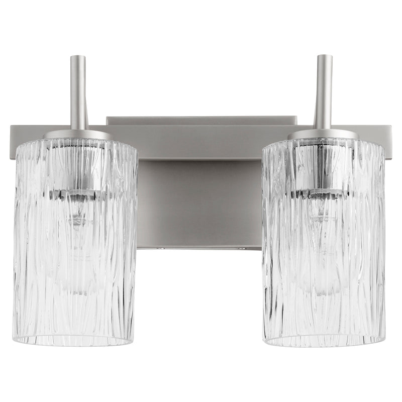 Quorum Home Quorum - 520-2-65 - Two Light Vanity - Satin Nickel