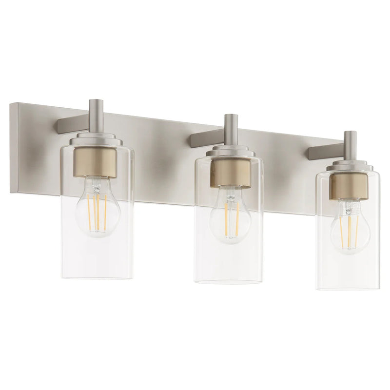 Quorum Home Quorum - 5200-3-65 - Three Light Vanity - Satin Nickel