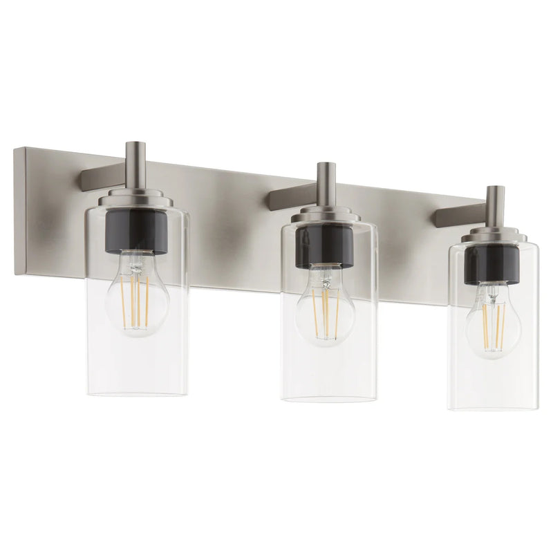 Quorum Home Quorum - 5200-3-65 - Three Light Vanity - Satin Nickel